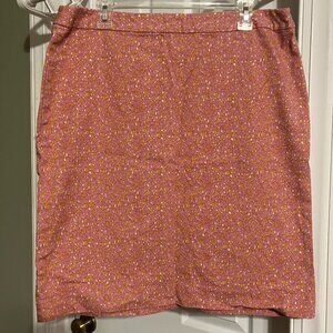 Melon and Pink Print Skirt by Talbots